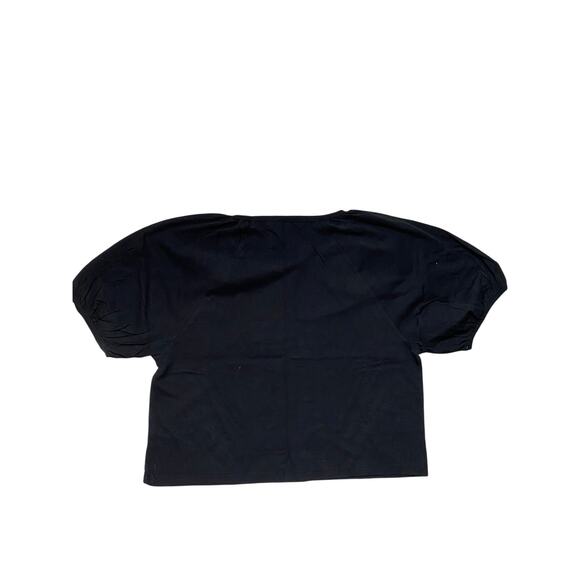 Aerie Bubble Sleeve T-Shirt Black - Picture 7 of 8